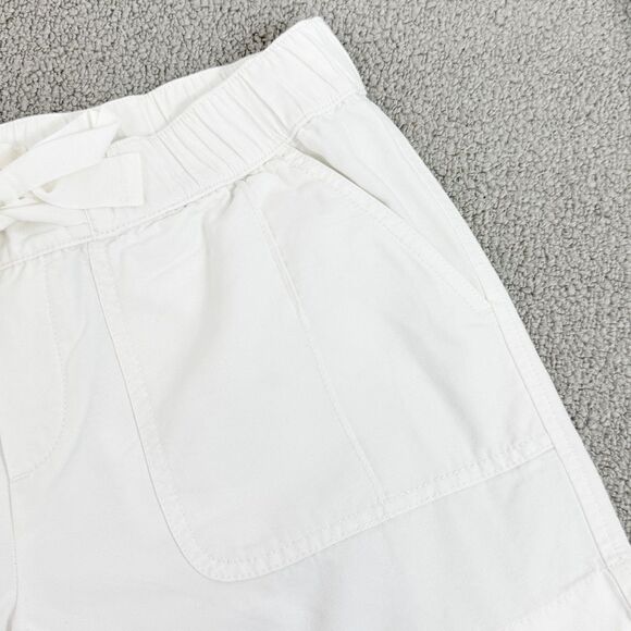 Ann Taylor Loft Cotton Canvas Chino Shorts White Size 4 - Picture 3 of 9
